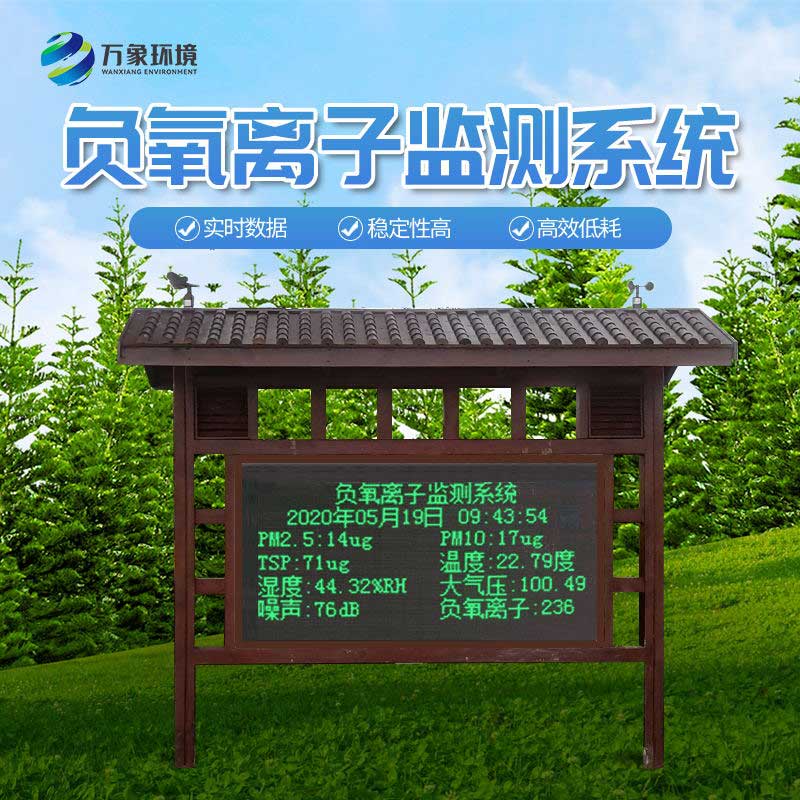 防腐木亭負氧離子監測站 防腐木亭負氧離子監測站