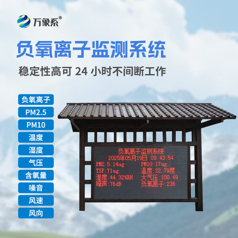 景區負氧離子監測系統